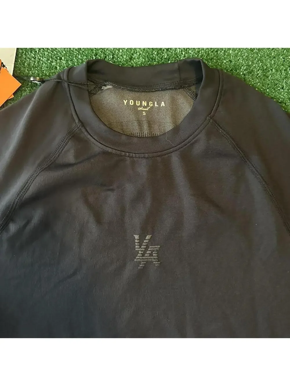 YoungLA black Compression shirt Villian series